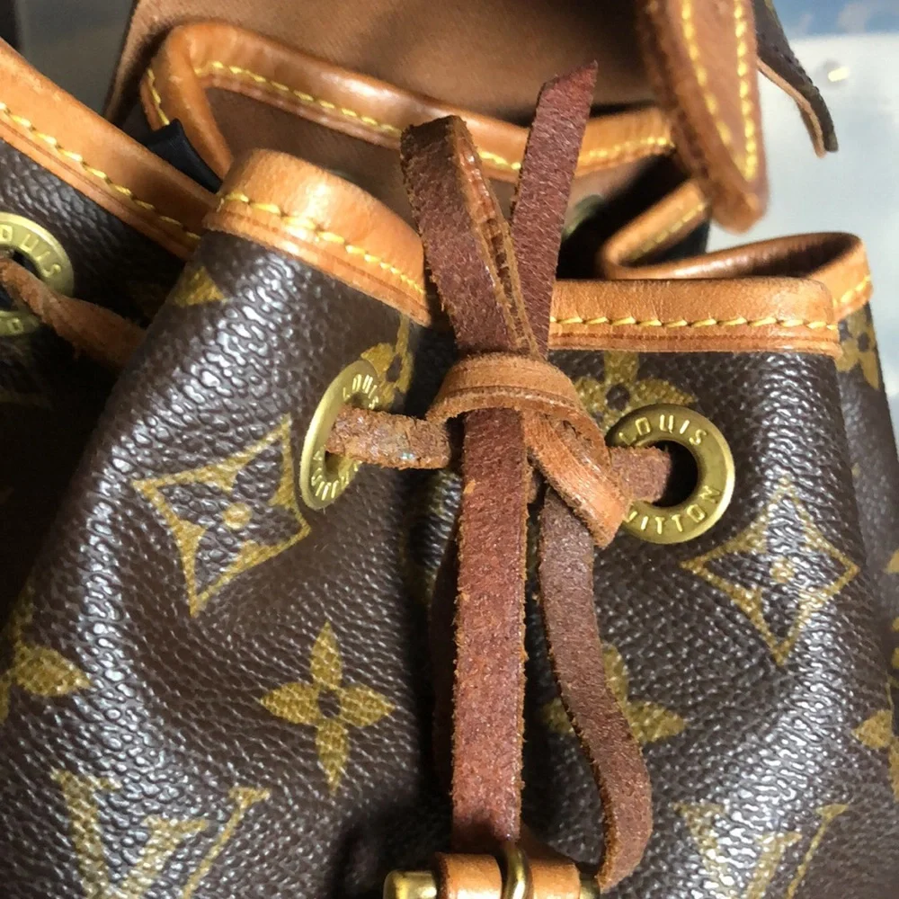 💎 Kendall Jenner 💎 mini BACKPACK Louis Vuitton montsouris pm RARE - Picture 14 of 16